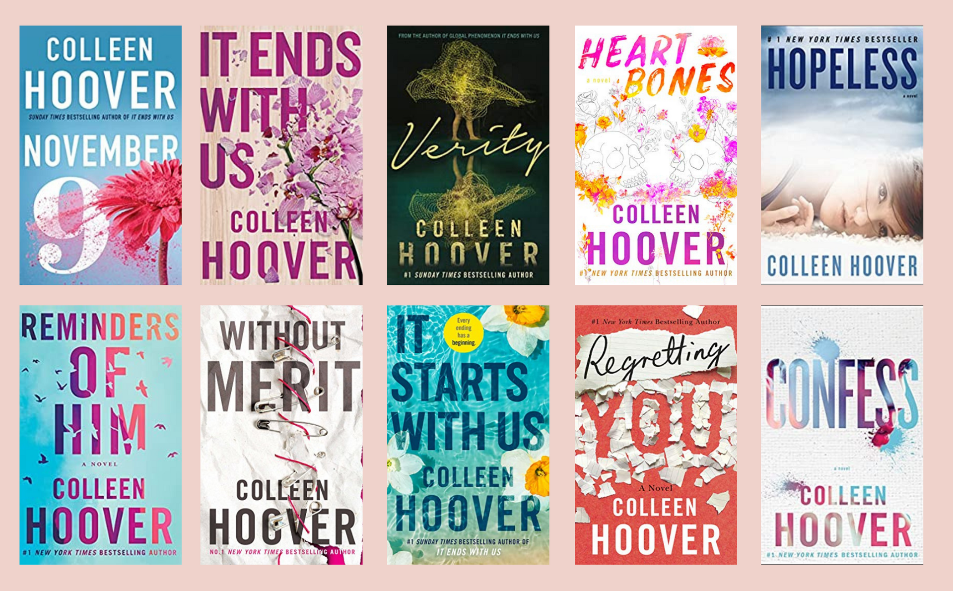 Colleen Hoover Books in Order: A Complete Guide to Get You Started! -  Everyday Eyecandy