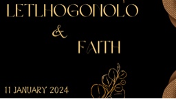 Letlhogonolo & Faith Wedding Ceremony