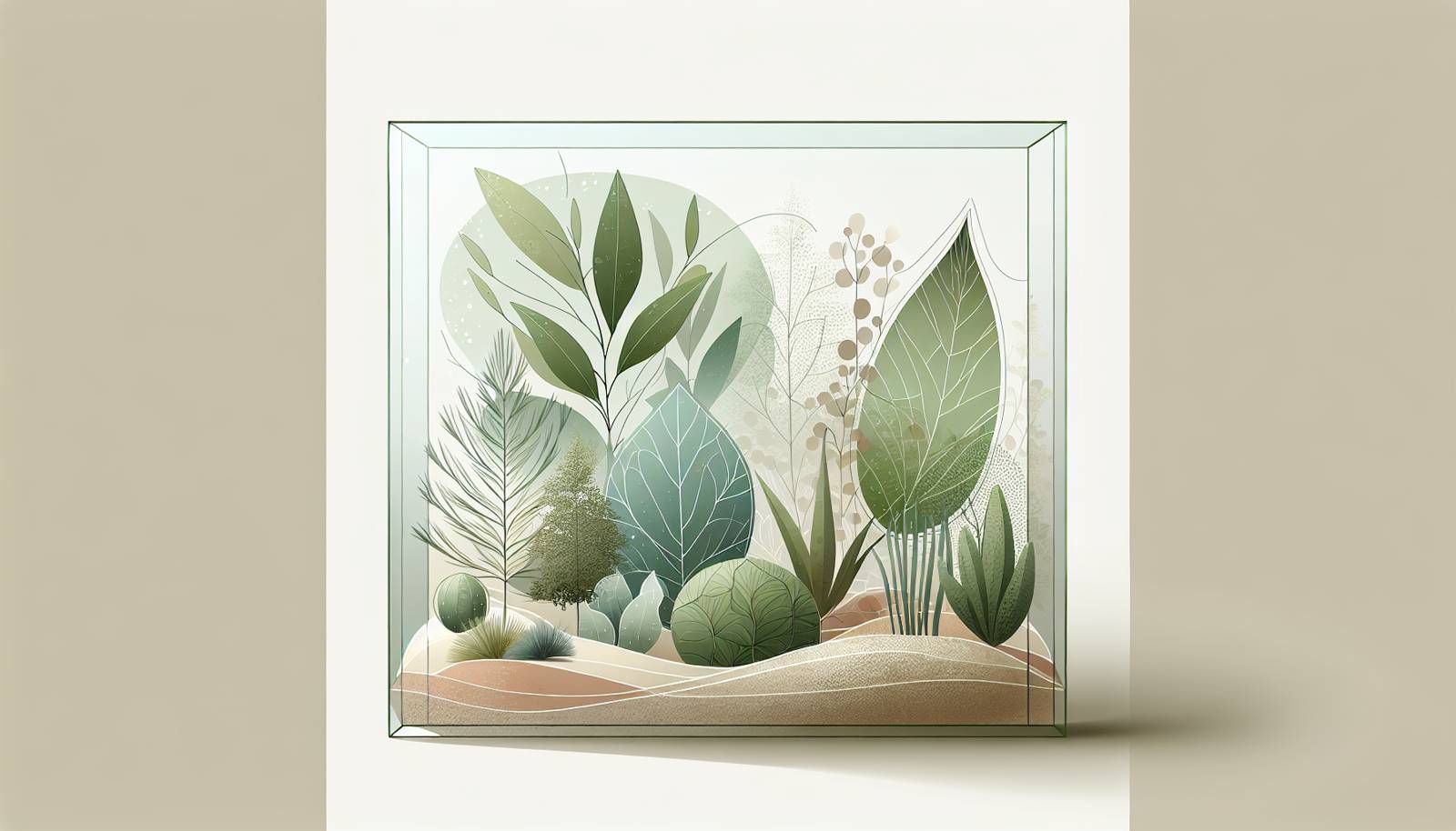 Indoor Plant Terrarium Ecosystem Design