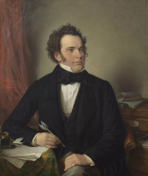 How did Franz Schubert die and at what age?