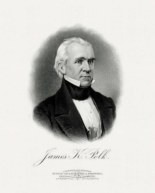 What was James K. Polk's education background?